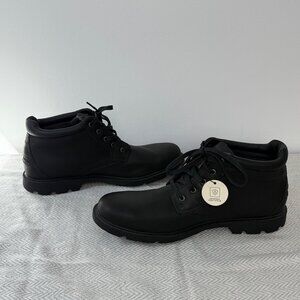 Rockport XCS Boots Mens 10.5 Black Waterproof Hydro Shield Moisture Wicking NWT